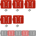 Battery Holder for Milwaukee 18 18V Battery (No Battery), 5Packs Wall Mount Batteries Storage for Wall, Work Van, Shelf, Toolbox