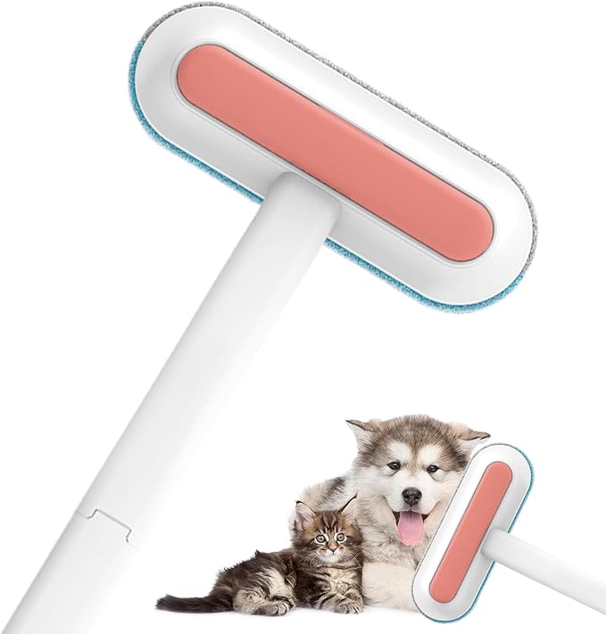 Cat Hair Remover Brush for Carpet | Electrostatic Pet Grooming Supplies - Window Screen Cleaning Brush - for Dog Owners Office Car Clothes Bedding Sheets Carpets Sofas Apartment Mattress
