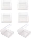 Storage Case, Pack of 6 CR123A/16340 Battery Organizer, Environmental Protection Plastic Material, Portable, 6.0 Count