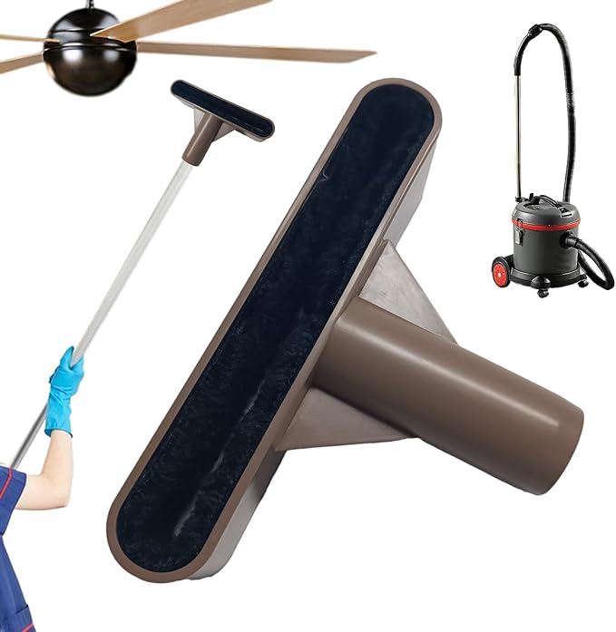 Ceiling Fan Cleaning Vacuum Attachment – Fan Blade Cleaner, Dust Remover, Cleaning Brush, Household Attachment | Creative Dust Removal Tool, Multi- Cleanings Accessory For Home Maintenance