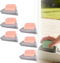 Magic Window Track Cleaner, 2026 New Window Groove Cleaning Brush Tools Set, Hand-held Window Track Cleaner Brushes Tools Set for Window lides Gaps Tile Lines Shutter Car Vents (6Pcs Pink)