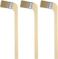 HARFINGTON Paint Brush 3Pcs 1.5" Brush Width Reusable Variety Angled Bend Brushes Radiator Paint for All Latex Oil Painting Furniture Walls Treatment, Brown