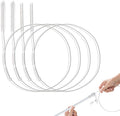 4 Pcs Extra Long Pipe Cleaners,Straw Cleaner Brush Extra Long,Tube Cleaning Brush Suitable for Cleaning Feeding Tubes