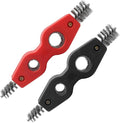 BokWin 2PCS 4-in-1 Copper Tubing Brush Copper Pipe Cleaner Tool，Steel Bristles, Deburring Brush Cleans Inside for Plumbing Installation, Soldering, Pipes, Brazing