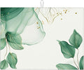 Watercolor Green Palm Leaves Dish Drying Mat 18x24 Inch, Microfiber Absorbent Fast Dry Mat Large Dish Mat Drying Kitchen Mat, Kitchen Drying Pad for Kitchen Counter Coffee Bar Decor Gifts