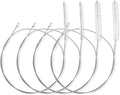 4pcs 39.4 Inches Straw Cleaner Brush Extra Long, Extra Long Pipe Cleaners for Cleaning Straw, Tube, Pipe, Hose, Refrigerator Drain, Laboratory Catheter Brush, White