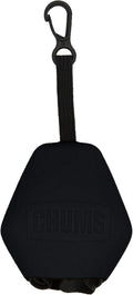 Chums Pouch XL Microfiber Lens Cloth - Portable Lens & Screen Cleaner Cloth Keychain (Black)