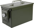 Ammo Can&Ammo Box, Fireproof & Waterproof Metal Storage Box - Perfect for Ammo, Lithium Batteries & RC Car Batteries
