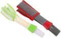 Car Air Vent Cleaning Brush and Air Conditioner Duster 2pcs, Portable Car Interior Detail Brushes for Dashboard, Keyboard, and Vent Dust Removal