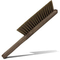 SPARTA Handheld Soft Counter Brush 8 Inch Bristle Span, Multi-Use Dust Brush with 5 Inch Handle for Tables, Countertops, and Delicate Surfaces, Polyester, Brown