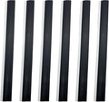 6 Pcs Dustpan Edge Replacement, 26cm Garbage Shovel Rubber Lip Strip for Dustpan