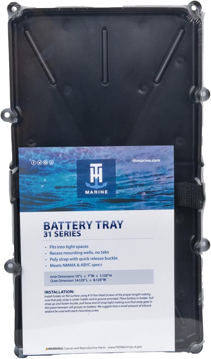 T-H Marine Narrow Battery Tray