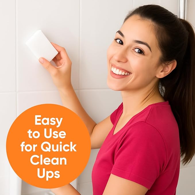 Superio Miracle Eraser Sponges - 18 Count - Effective Cleaning for Kitchen, Bathroom, Walls & More