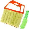 Handheld Blinds Cleaning Brush and Window Cleaner Brush 2pcs Set with 7-Tooth and 3-Tooth Heads for Air Conditioner and Venetian Blind Cleaning at Home