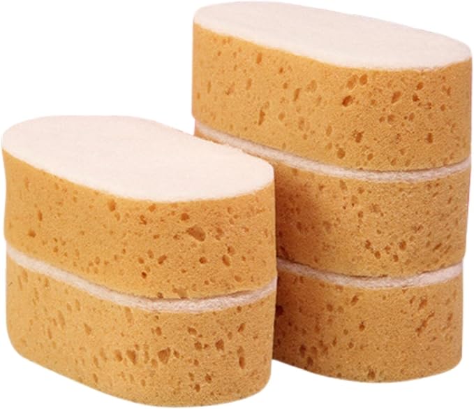 5 Pack Clean Sponges, High Density Large Sponge Wipers, Strong Scrubbing Ability, Clean and Scratch Free Sponge, Suitable for Washing Tableware/Cars/Furniture.