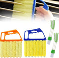2026 New All-Purpose Washable Cleaning Brush – Blinds, AC Vents & Window Tracks, Blind Cleaner Duster Tool, 7 Fingers Dusting Cleaner Window Mini Blind Cleaner Duster Brush (4 PCS-A)