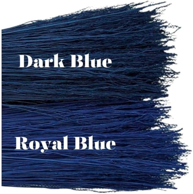 1/2 lb Bundles Broomcorn 16", Hand Dyed and Dried, Broom Straw, Broom Corn and Hurl, Make Your own Broom & Witch Crafts (Cocoa Brown)