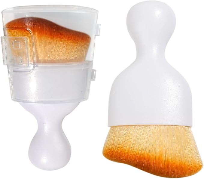 Car Interior Detailing Brush,Soft Bristle Cleaning Brush Car Detailing Brush Dusting Brush,Car Interior Cleaning Tool,Auto Detail Brush Car Dash Duster Brush (White with Cap)