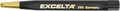 Excelta - 265 - Brushes - Scratch - Straight - Two Star - Plastic Handle with Brass Bristles, 0.25" Height, 0.63" Wide, 1" Length