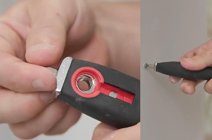 ALLWAY SXG1 8-IN-1 Soft Grip Painter's Multi Tool with Hammer End and Screwdriver Bit