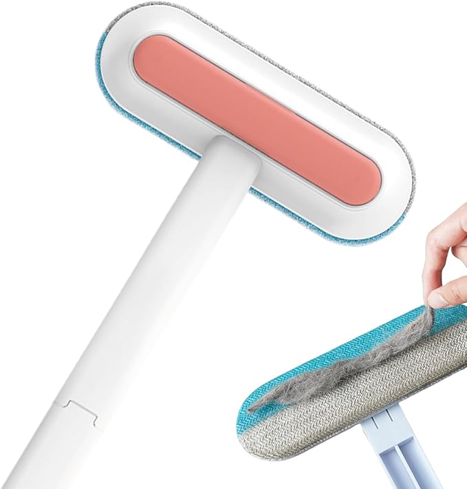 Pet Hair Removal Brush for Clothes | Electrostatic Pet Grooming Supplies,Window Screen Cleaning Brush,for Dog Owners Office Car Clothes Bedding Sheets Carpets Sofas Apartment Mattress