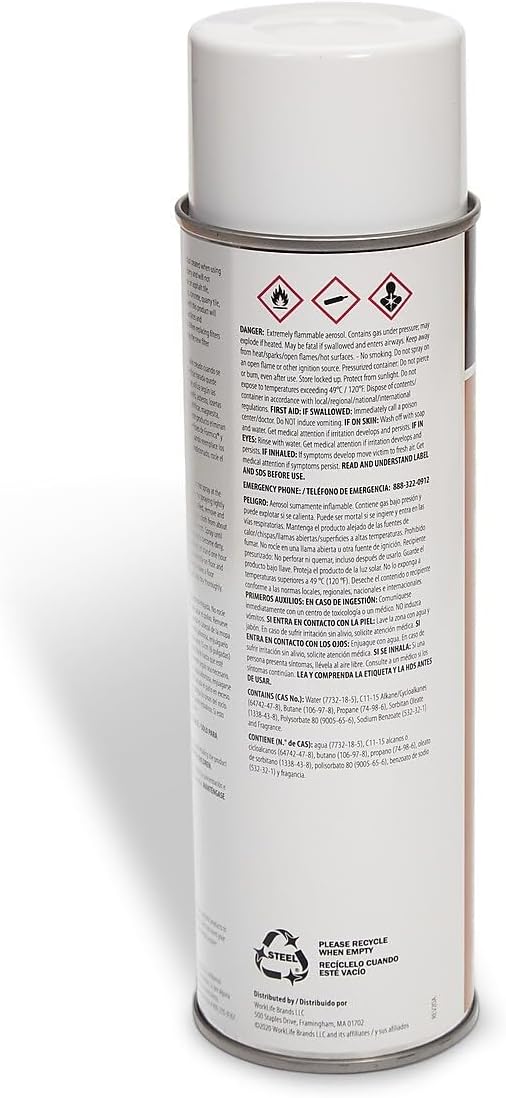 Professional Floor Dust Mop and Dust Cloth Treatment, Lemon Scent, 17 Oz., 6/Carton