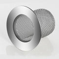 Shower Drain Hair Catcher, Shower Drain Cover - Drop-in Stainless Steel Mesh Hair Trap, Reusable Anti-Clog Drain Strainer for Bathroom Sink/Shower/Tub, Fits for ID 2-inch Holes