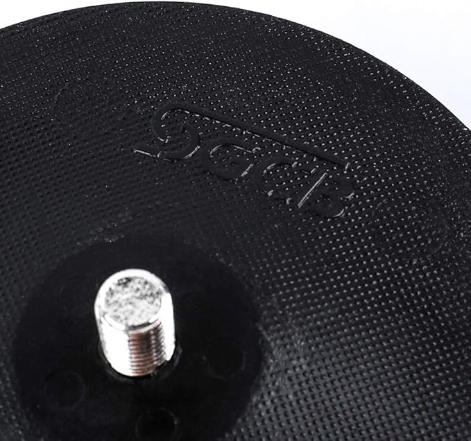 SGCB PRO 3.5” Carpet Drill Brush With Drill Attachment, Medium Duty Car Detailing Scrubbing Brush Pneumatic Scrubber Stiff Brush For Cleaning Car Interior Carpet Upholstery Leather Seat Floor Mat Tire