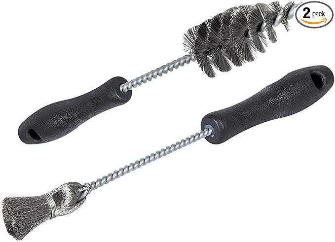 2PC Injector Sleeve Cup Bore Seat Cleaning Brush Fit for 1994-2018 Ford Powerstroke 6.0L-7.3L, Caterpillar C7/C9, Navistar/Maxxforce (Replaces AP0084/AP0085)