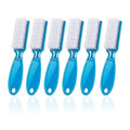 6Pcs Nail Brush for Cleaning Fingernails, Handle Grip Cleaning Brush for Nail and Toenail, Nail Dust Brush Manicure Pedicure Tools Scrubbing Brush Women Men Home Salon(Blue)