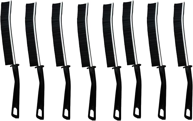 8 Pcs Hard Bristle Crevice Cleaning Brush,Gap Cleaning Tool Gap Brush,Small Cleaning Brush,Grout Brush Grout & Gap Crevice Brush for Deep Cleaning Kitchen Window Tracks Bathroom Corners