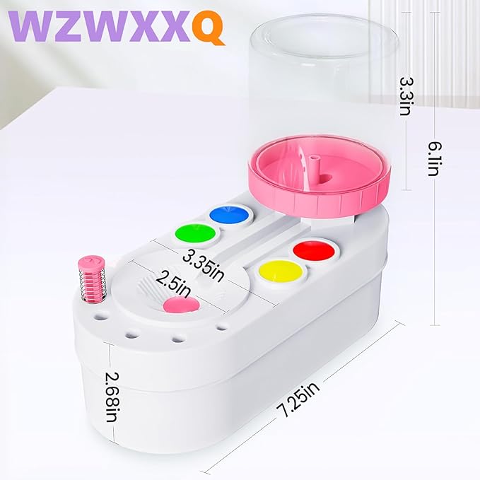 2025 Upgraded Paint Brush Cleaner Brush Rinser Water Circulation(Pre Assembled), Watercolor/Oil and Water-Based Paint Brush Cleaner Tool, Gift for Adults Artist Beginners