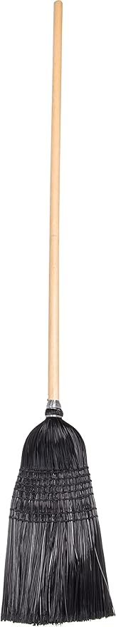 Carlisle FoodService Products CFS 4168003 Maid/Parlor Broom, Black