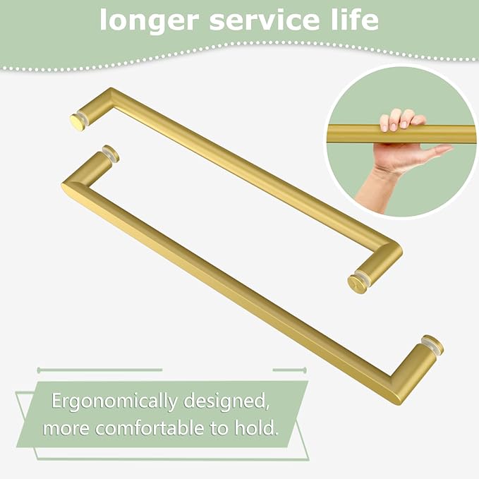 55"-60" W x 60" H Frameless Bathtub Shower Door, Double Sliding Shower Door,5/16"(8mm) Clear Tempered Glass,Easy Sliding Tub Shower Door with Explosion-Proof Film (Brushed Gold 60" Wx60 H)