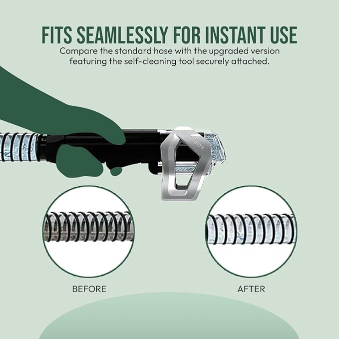 (Upgraded 2025) Flexible Replacement Hose with 3" Tough Stain Brush & Self-Cleaning Tool for Bissell Little Green & SpotClean Carpet Vacuum Cleaners, Fits Models 2694, 2513, 5207, 4720M Series & More