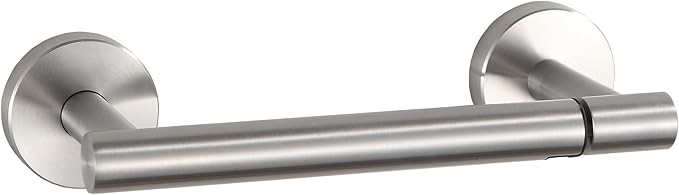 BVL Toilet Paper Holder Brushed Nickel Wall Mount Stainless Steel 304 Large Mega Roll