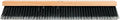 Restaurantware-BROOM HEAD ONLY: Clean Tek Professional 24-Inch Broom Head, 1 Heavy-Duty Push Cleaning Tool - Handle And Brace Sold Separately, Medium Plastic Bristles, Wooden, Commercial Use