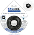 Bathroom Sink Hair Catcher for Pop-Up Drain – SinkRing 1.57" Precision Strainer for Bathroom Sink Drains | Clog-Free Hair Trap for Contacts, Earrings, Jewelry | No Suction or Screws – Black
