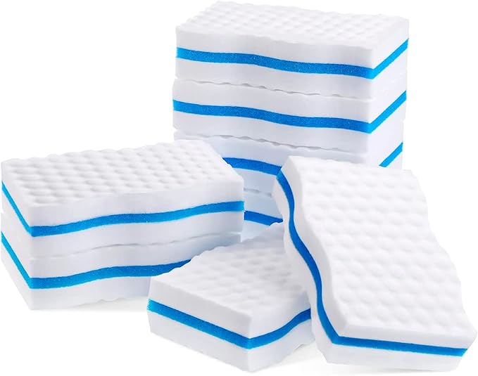 Outus 8 Pack Boat Erasers for Cleaning Magic Scuff Sponge Boating Erasers Accessories Gifts Hull Cleaner Vinyl Seat Cleaner All Purpose Scrubber Kitchen Bathroom Shower Oven Cleaning Supplies