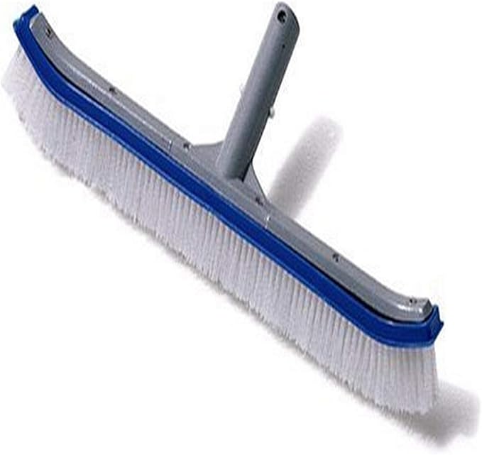 SWIMLINE HYDROTOOLS Pool Brush Head for Inground & Above Ground Pools | EZ Clip Compatible, Wall & Floor Cleaning | 18-Inch Wide Aluminum Reinforced Frame