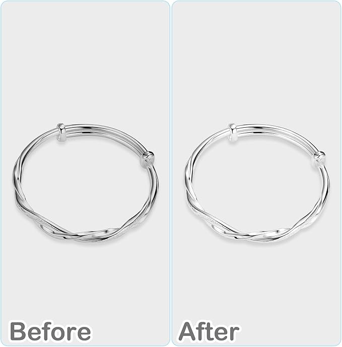 6Pcs Silver Polishing Cloth, Jewelry Cleaning Polishing Cloths Silver Jewelry Cleaner Cloth Double-Sided Silver Polishing Cloth for Sterling Silver Gold Jewelry, Silver Cleaning Cloth Keeps Shining
