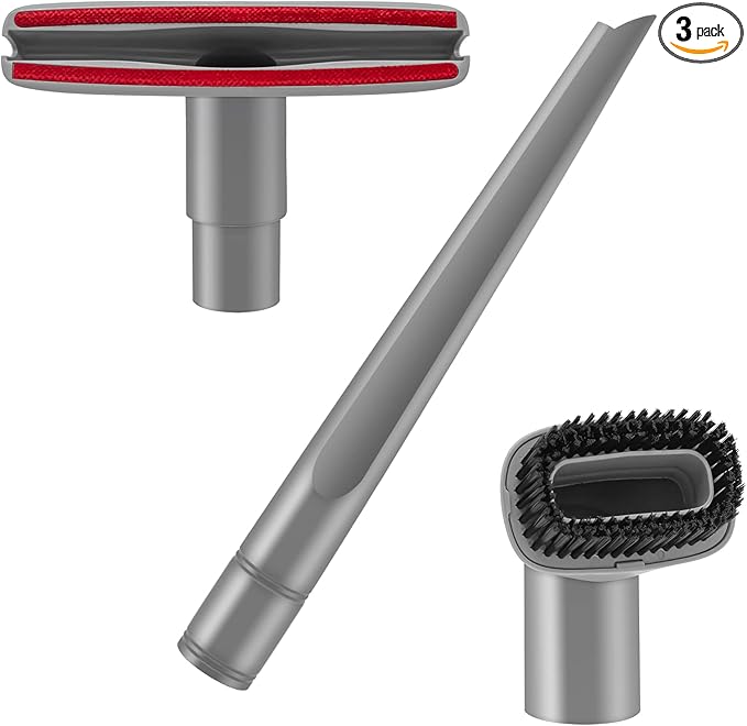 Crevice Tool and Dust Brush Upholstery Tool Compatible with Shark Navigator Lift-Away Vacuum Cleaner Models NV350, NV351, NV352, NV355, NV356E, NV357, NV360, NV370, UV440, Compare to Part No.112FFJ