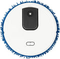 Smart Dust Auto Sweeper,Wet and Dry Mopping Sweeping Robot Auto Cleaner Floor Washing Wiping Machine,360° Full-Surround Wipe,Single Sweeping Area of 645.83ft². (White)