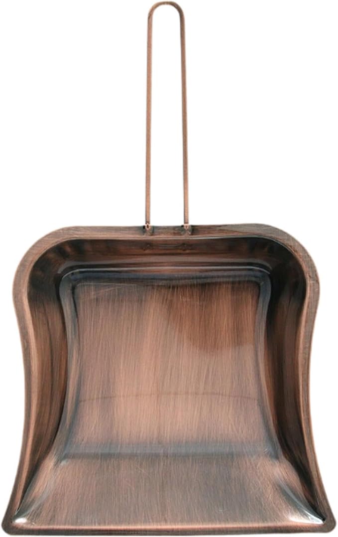 Handheld Copper Garbage Dustpan Multipurpose Sturdy Portable Table Cleaning Tool Dust Pan for Restaurant Bar Apartment