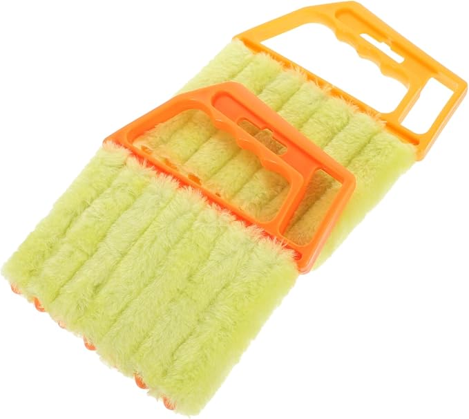 2Pcs Window Blinds Cleaning Brush Durable Handheld Cleaner for Deep Gaps Removable Brush Head for Easy Maintenance for Window Shutters and Blinds Cleaning