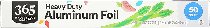 365 by Whole Foods Market, Heavy Duty Aluminum Foil, 50 Sq Ft