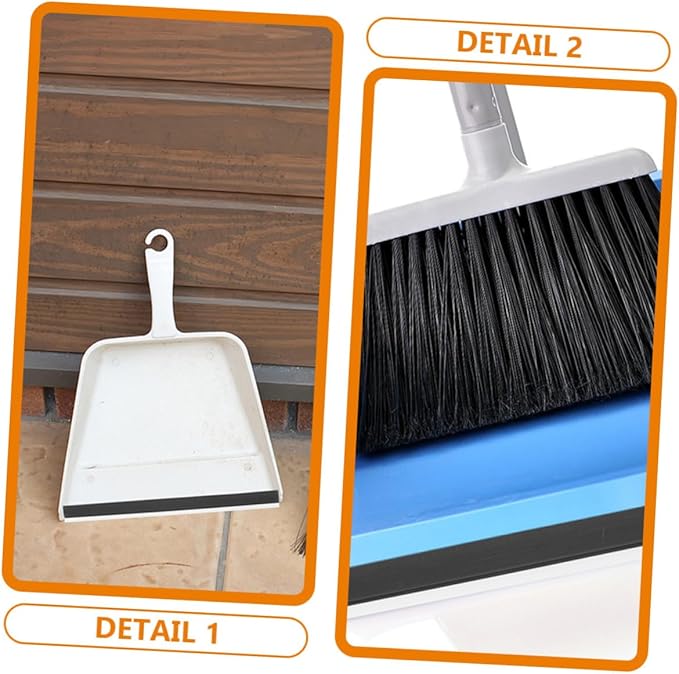 Angoily Dustpan Replacement Edge Strip 2-Pack Soft Rubber Lip Protector for Garbage Shovel Dust Pan Repair Cleaning Floors and Corners