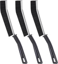 3 Pack Crevice Cleaning Brush with Handle,Hard Bristle Crevice Cleaning Tool,Baseboard Cleaner,Gap Cleaning Tools,Grout Scrub Brush, House Cleaning Supplie for Bathroom,Kitchen