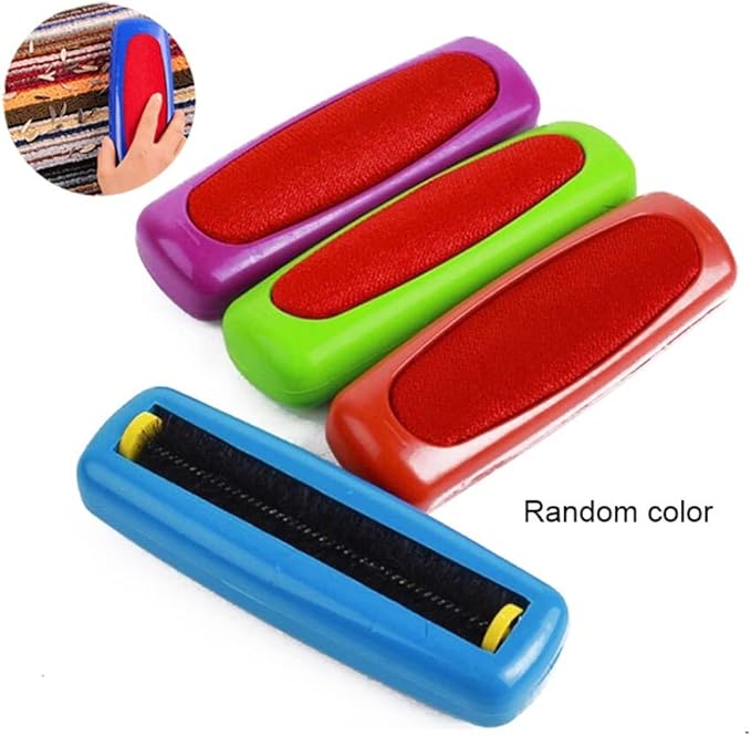 gofidin 3PC Random Color Plastic Sweeper Carpet Table Single Brush Dirt Crumb Collector Cleaner Roller