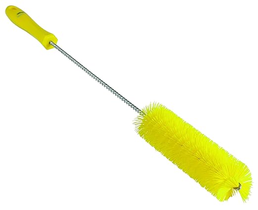 Vikan 53786 Tube Brush,1.5",PP/PBT,Yellow